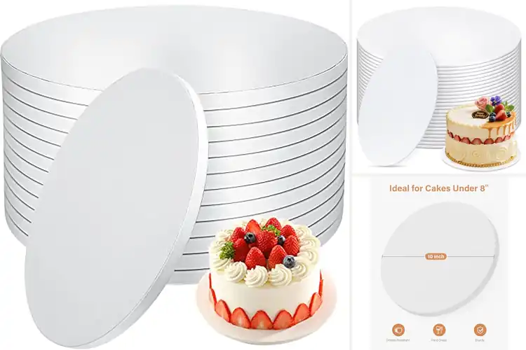 Detailed view of Best 10 Inch Cake Drums: Top 10 Sturdy & Greaseproof Options
