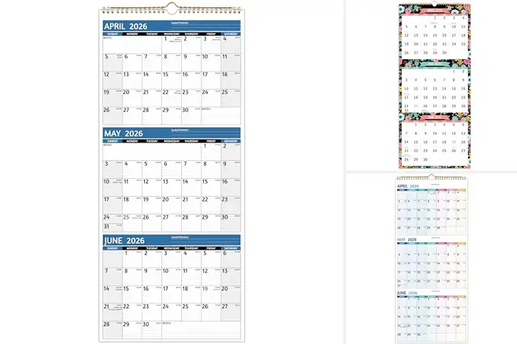 Detailed view of Best 3 Month Calendars