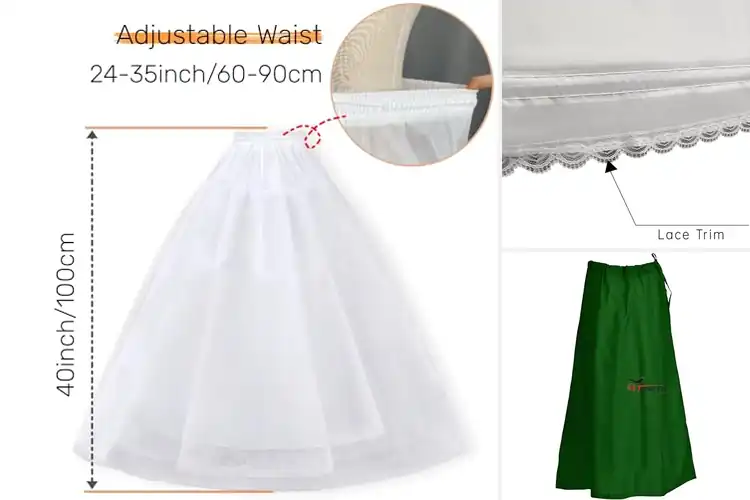 Detailed view of Best Adjustable Petticoats