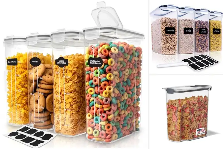 Detailed view of Best Cereal Storage Containers