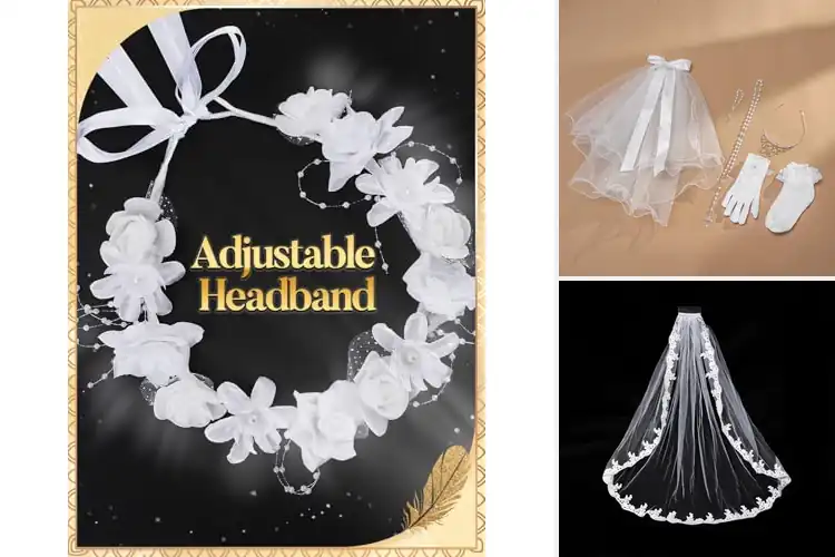 Detailed view of Best Communion Dress Accessories
