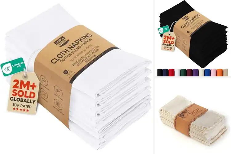 Detailed view of Best Cotton Napkins