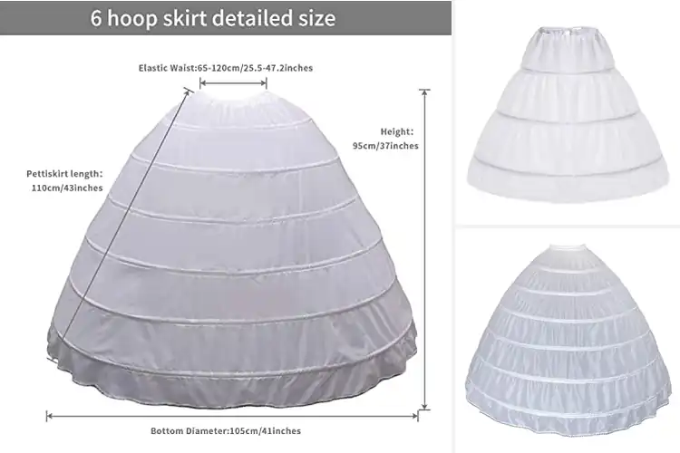 Detailed view of Best Crinoline Skirts For Dresses