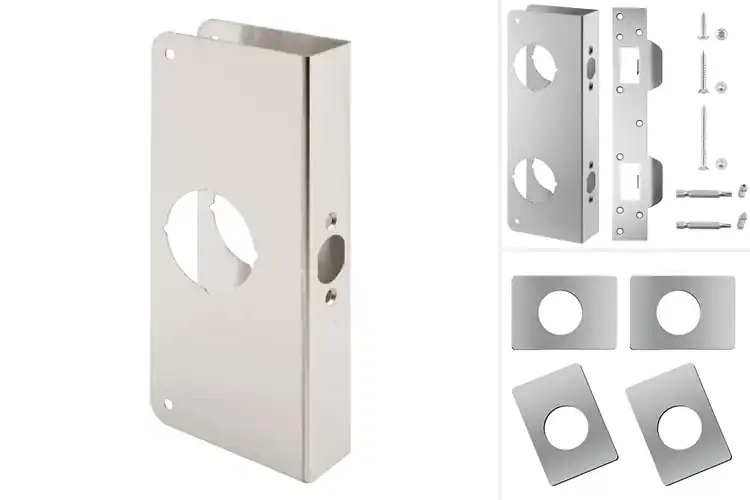 Detailed view of Best Door Reinforcement Plates