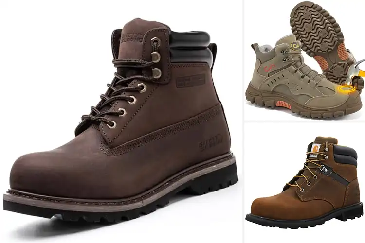 Detailed view of Best Durable Welt Construction Boots
