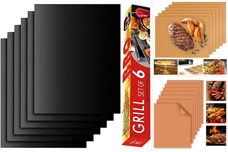 Detailed view of Best Easy-Clean Grill Mats: Grill More, Scrub Less
