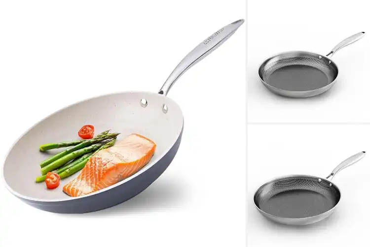 Detailed view of Best Even Heat Distribution Fry Pan