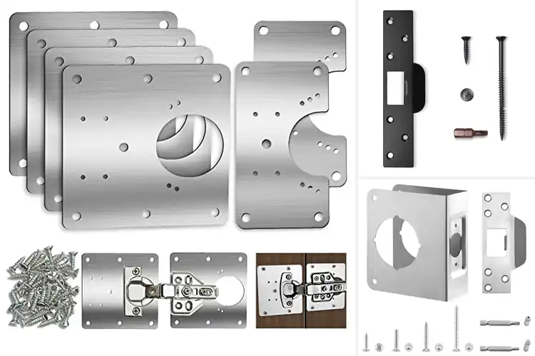Detailed view of Best Fitting Door Repair Plates
