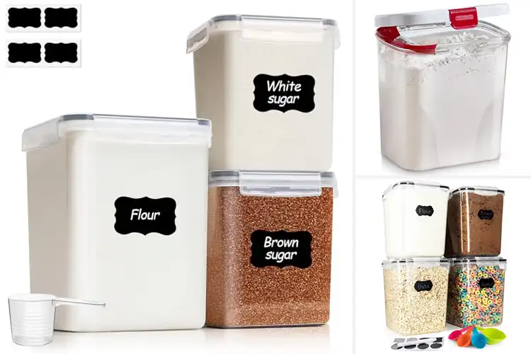 Detailed view of Best Flour Storage Containers