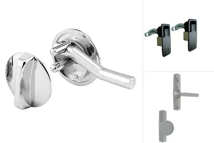 Detailed view of Best Flush/Knob Latch Assembly