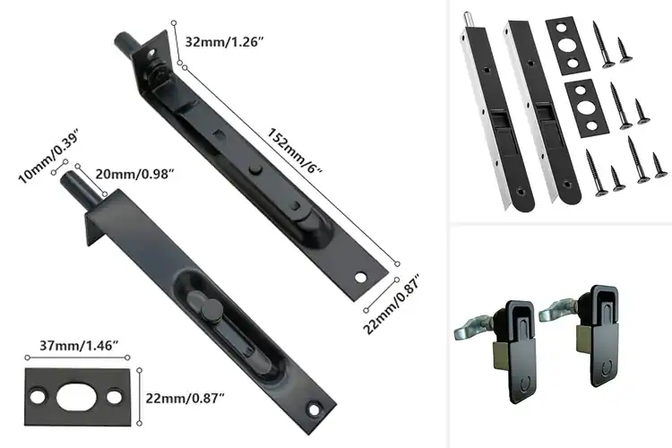 Detailed view of Best Flush Latch Solutions for Secure & Stylish Doors
