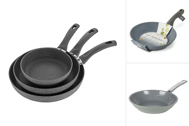 Detailed view of Best Forged Aluminum Fry Pans