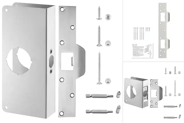 Detailed view of Best Hardened Steel Door Plate