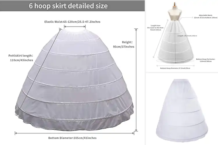 Detailed view of Best Hoop Skirts: Top 10 Elegant & Comfortable Picks