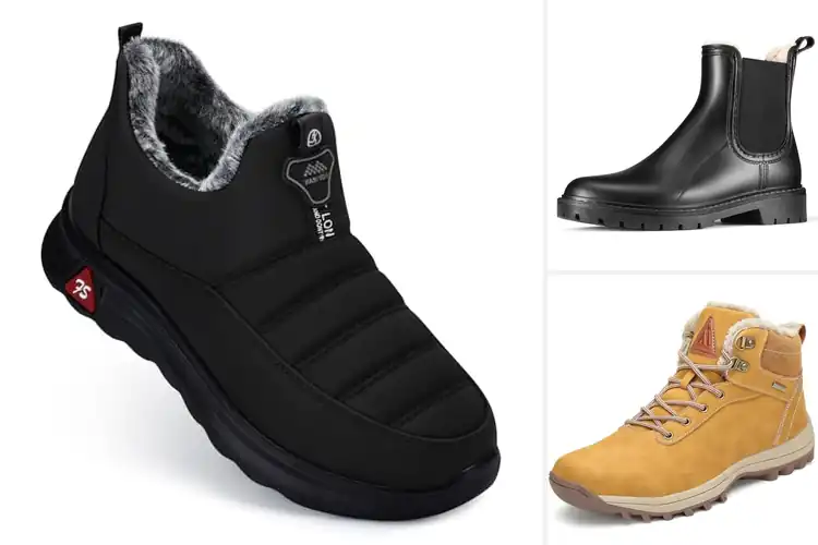 Detailed view of Best Insulated Boots with Fur Lining