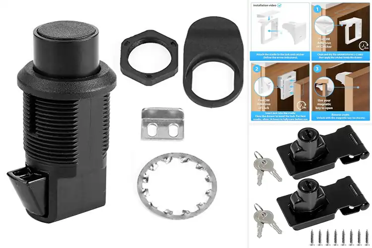 Detailed view of Best Keylocking Cabinet Latch