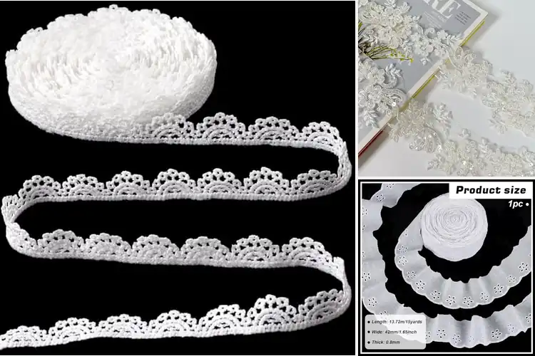 Detailed view of Best Lace Trim Hemline For Cute Dress