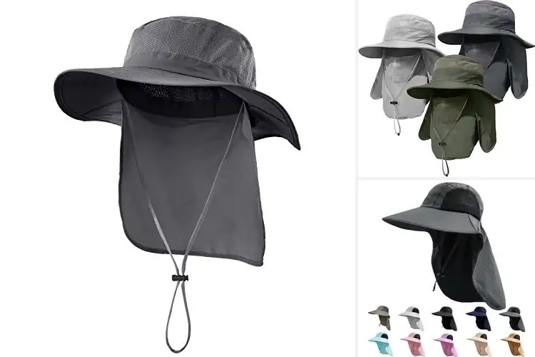 Detailed view of Best Neck Flap Hats