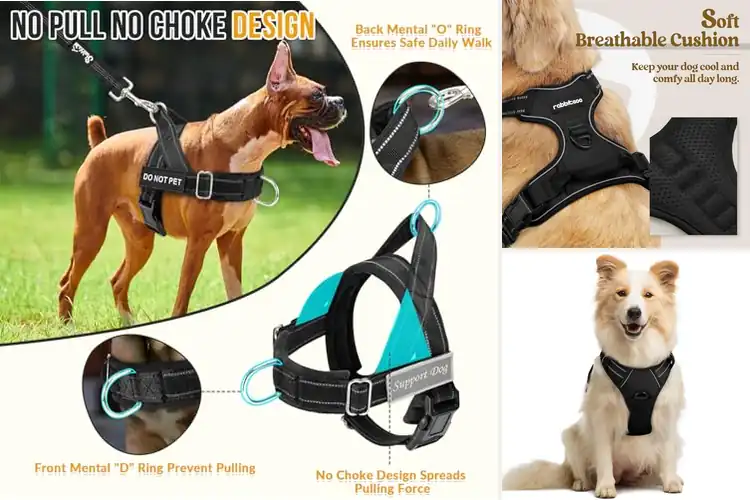 Detailed view of Best Padded Dog Harnesses