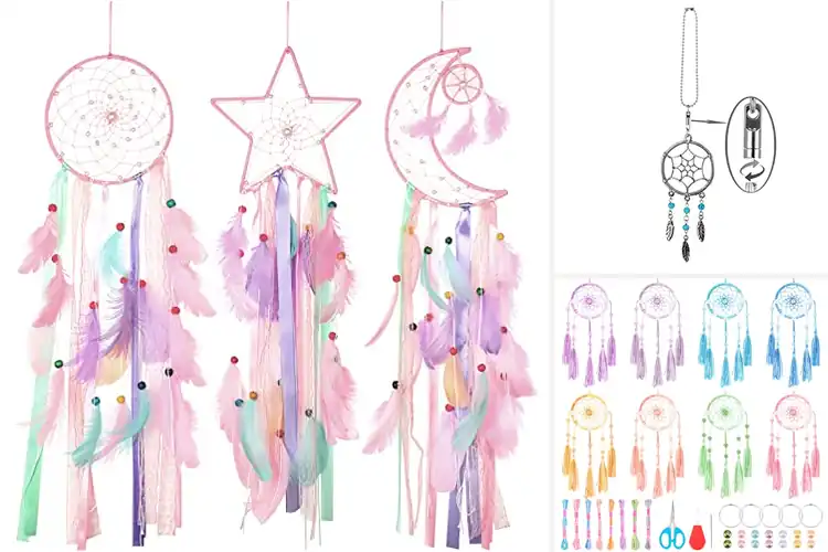 Detailed view of Best Pastel Color Dream Catchers