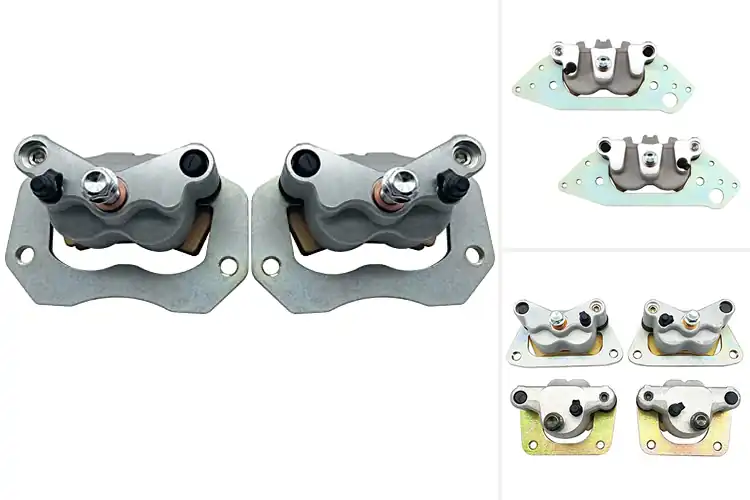 Detailed view of Best Polaris RZR caliper assemblies