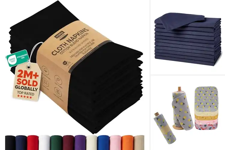 Detailed view of Best Reusable Napkins