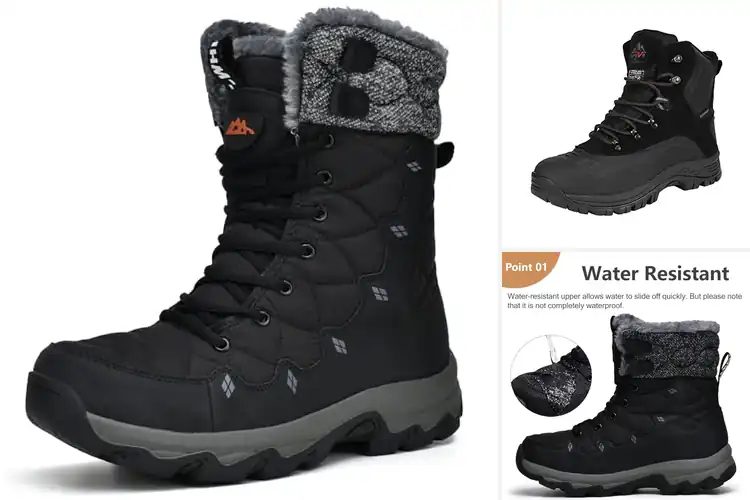 Detailed view of Best Slip Resistant Winter Boots For Men