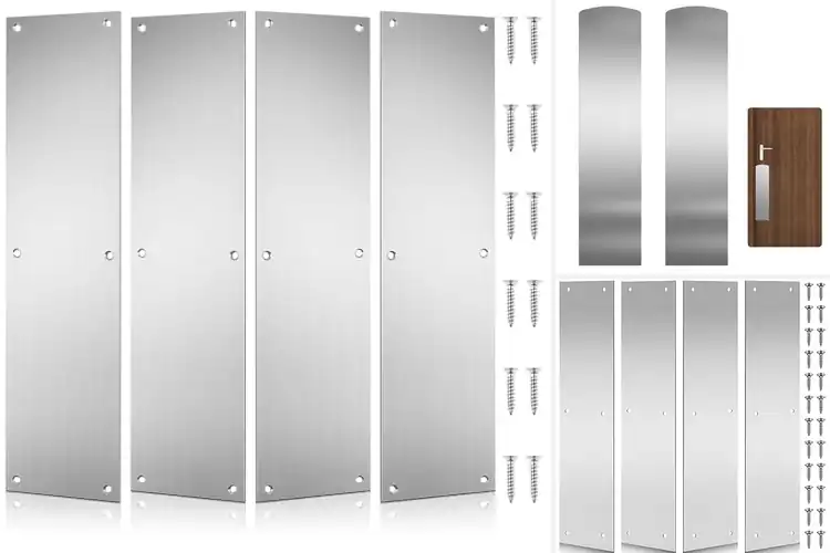 Detailed view of Best Stainless Steel Door Plates