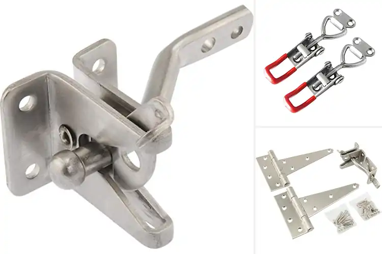 Detailed view of Best Stainless Steel Latching Hardware