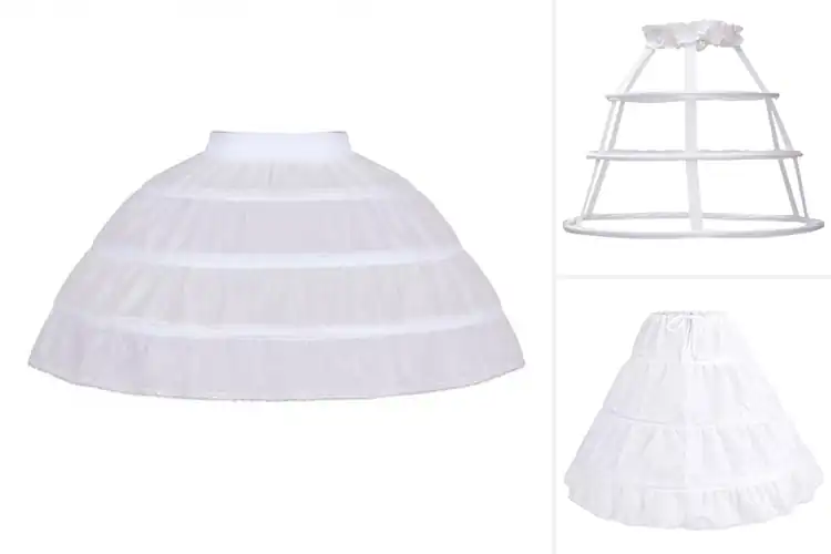 Detailed view of Best Three Bones Crinoline Support