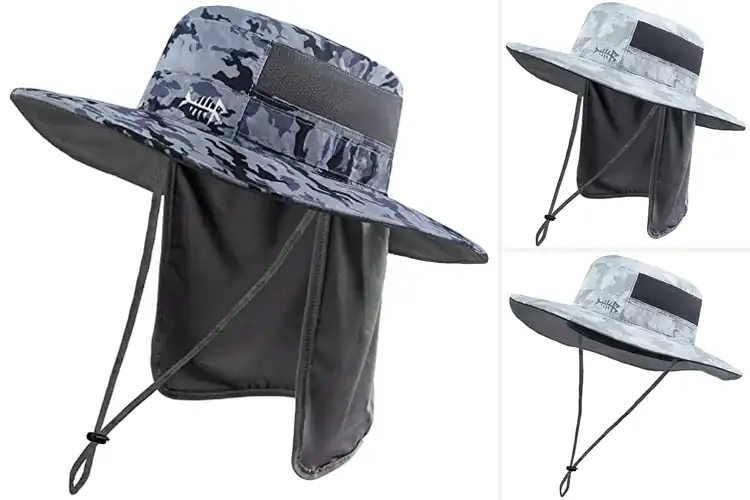Detailed view of Best UPF 50+ Sun Fishing Hats