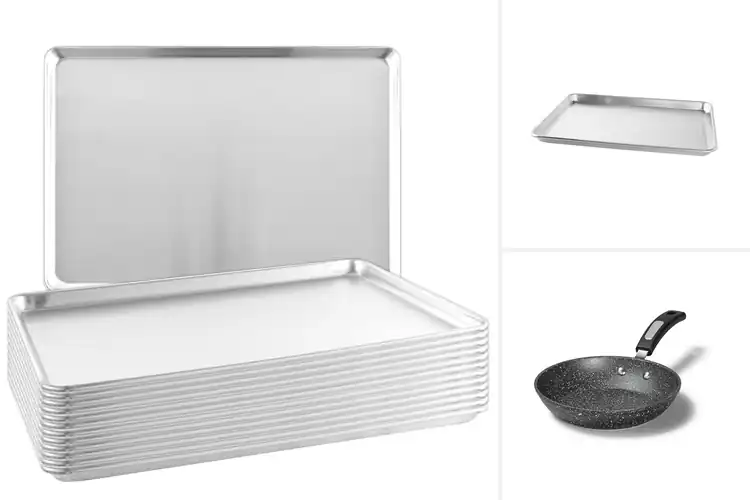 Detailed view of Best Warp Resistant Forged Aluminum Pan