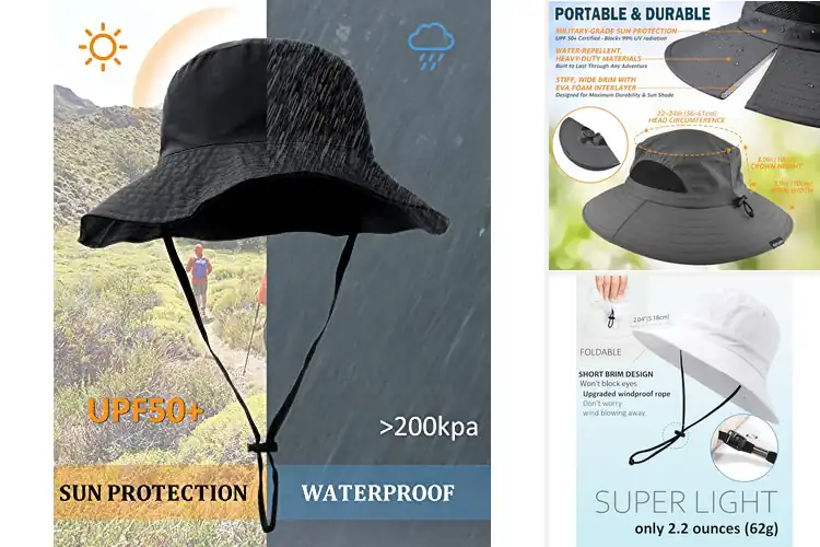 Detailed view of Best Water Resistant Sun Hats