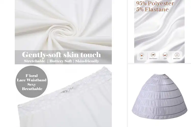 Detailed view of Best White Underskirt: Top 10 Picks for Comfort & Style